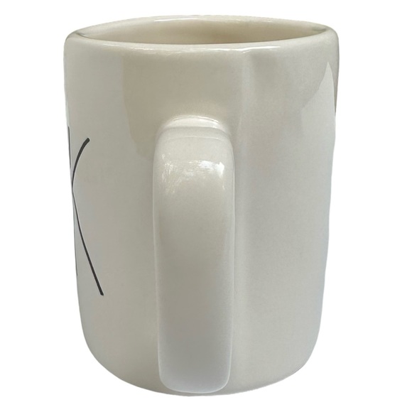 Rae Dunn BARK WOOF Coffee Tea Mug Set of 2 White Black Large Letters NWT 2017 OG - Picture 13 of 17